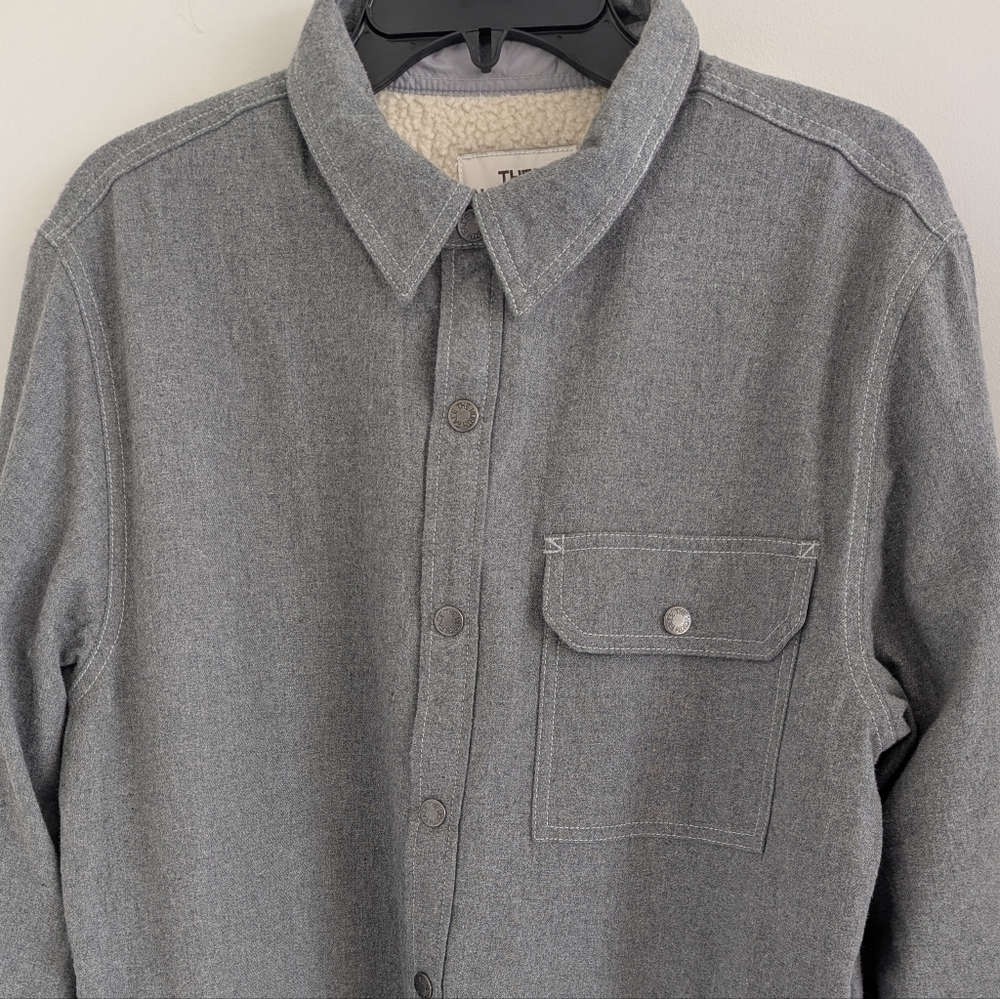 The North Face Gray Lightweight Shirt Jacket